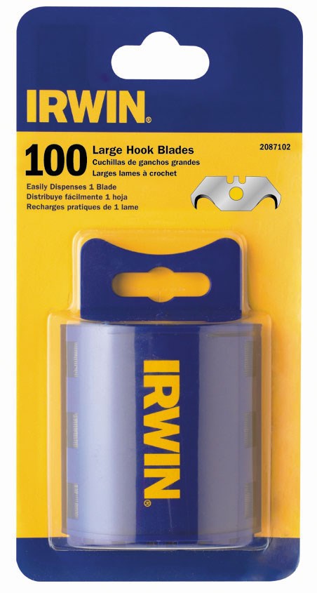 Irwin 2087102 Carbon Hook Utility Blades 100 Count