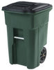 Toter 48 gal Greenstone Polyethylene Wheeled Garbage Can Lid Included