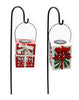 Alpine Christmas Lanterns Christmas Decoration Assorted Metal (Pack of 8)