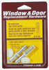 Prime-Line Silver/White Plastic/Steel Bi-fold Door Top Wheel Guide 2 pk
