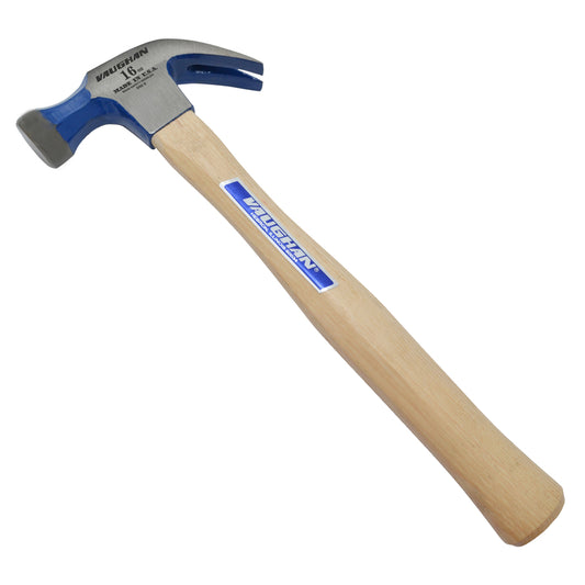 Vaughan 16 oz Smooth Face Full Octagon Nailing Hammer 13 in. Hickory Handle