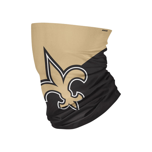 Foco Polyester Men's New Orleans Saints Gaiter Scarf Face Mask One Size