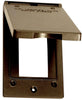 Sigma Engineered Solutions Rectangle Metal 1 gang Vertical GFCI Cover