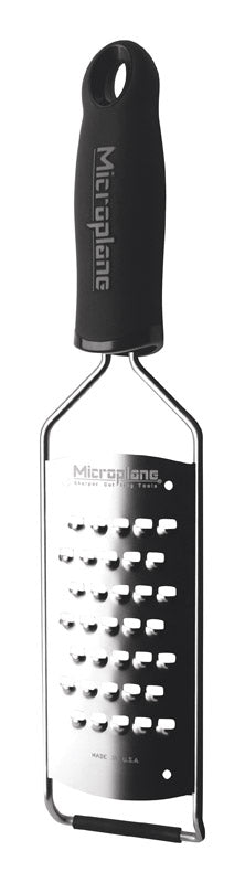 Microplane Black Plastic/Stainless Steel Coarse Grater