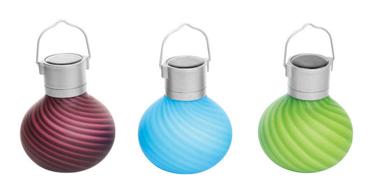 Alpine LED Glass Lantern Assorted (Pack of 9)