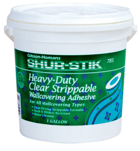Shur Stik 878530020 1gl 1 Gallon Heavy Duty Clear Strippable Wallpaper Adhesive