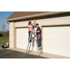 Werner 12 ft. H Aluminum Telescoping Extension Ladder Type IA 300 lb. capacity