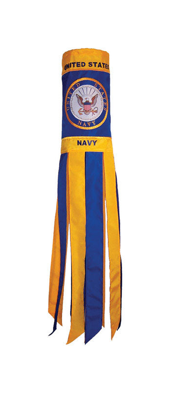 In the Breeze US Navy Windsock 40 in. H X 6 in. W