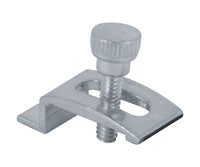 Prime-Line  Mill  Aluminum  Panel Clip  For 1/2 inch 4 pk