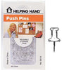 Helping Hand 50110 Clear Push Pins (Pack of 3)