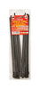 Tool City  11.8 in. L Black  Cable Tie  25 pk