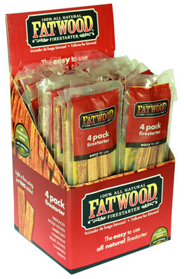 Fatwood Firestarter Stick, 4-Pk. (Pack of 26)