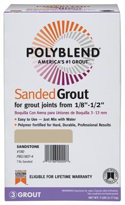 Custom Building Products PBG1227-4 LINEN 7 Lb Linen Sanded Tile Grout