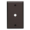 Leviton Brown 1 gang Thermoplastic Wall Plate 1 pk