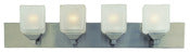 Bel Air Lighting Cb-2804-Pw 4 Light Pewter Cube Bath Bar