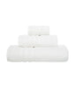 LINIM 3-Pcs Towel Set Towels Zero Twist 100% Cotton Bath, Hand, Washcloth White