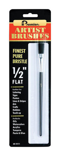 Premier 1/2 in.   W Flat Artist Paint Brush