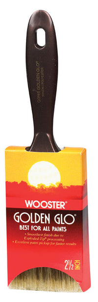 Wooster Golden Glo 2 1/2 in. W Flat Paint Brush