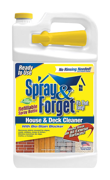 Limpiador para casas y terrazas Spray &amp; Forget, 1 galón, líquido (paquete de 4)