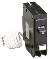 Ground Fault Circuit Breaker, Self-Test, Single Pole, 20-Amp