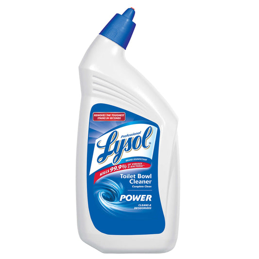 Lysol Professional Wintergreen Scent Toilet Bowl Cleaner 32 oz Gel (Pack of 12).