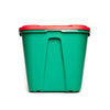 Homz 24 in. H X 38.125 in. W X 18.5 in. D Stackable Storage Tote w/Wheels (Pack of 4)