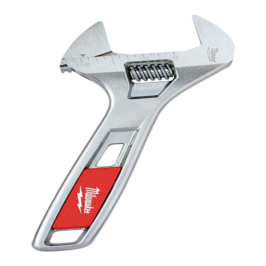 Milwaukee  11.41 in. L SAE  Wide Jaw Adjustable Wrench  1 pc.