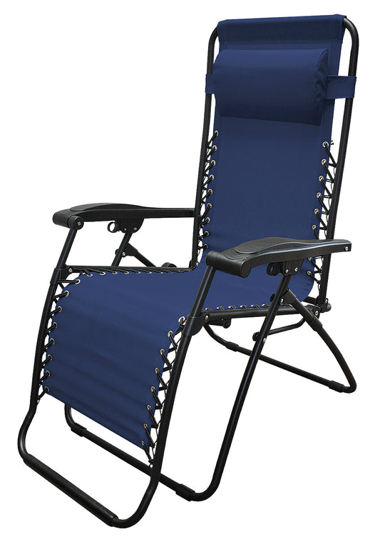 Caravan Canopy Sports 80009000020 Oversized Blue Zero Gravity Chair                                                                                   