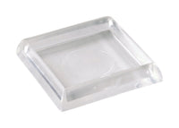 Shepherd Hardware Plastic Caster Cups Clear Square 4 pk
