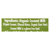 More Than Fair Organic Coconut Milk - Classic Unsweetened - Case of 12 - 13.5 Fl oz.
