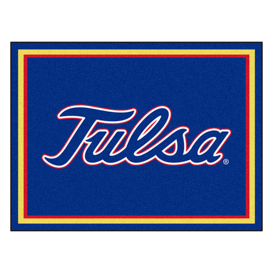 University of Tulsa 8ft. x 10 ft. Plush Area Rug