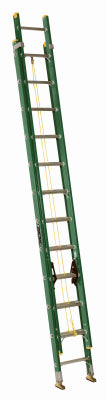 24-Ft. Extension Ladder, Fiberglass, Type II, 225-Lb. Duty Rating