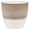 Scheurich 3-3/4 in. H x 4-1/4 in. W Ceramic Vase Planter Espresso Cream (Pack of 6)