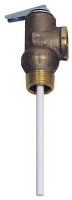 Water Heater Temperature & Pressure Relief Valve, 8-In. Thermostat, 3/4-In.