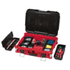 Milwaukee  PACKOUT  16.1 in. Impact-Resistant Poly  Tool Box  22.1 in. W x 16.1 in. H Black/Red