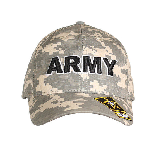 JWM U.S. Army Logo Baseball Cap Digital Camouflage One Size Fits All (Pack of 6)