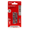 Milwaukee  SHOCKWAVE  Assorted  Multi Size   x 1 in. L Impact Security Insert Bit Set  Steel  9 pc.