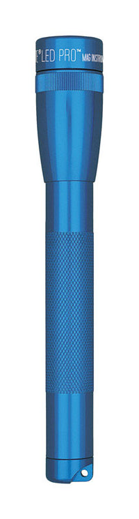 Maglite Mini Pro 272 lm Blue LED Flashlight/Holster Combo Pack AA Battery