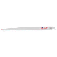 Milwaukee  SAWZALL  12 in. Bi-Metal  Thin Kerf  Reciprocating Saw Blade  5 TPI 5 pk