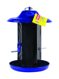 Stokes Select  Wild Bird  4 lb. Metal  Caged Tube  Bird Feeder  2 ports
