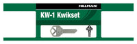 Hillman  2 in. H x 3 in. W x 1 in. L White  Key Center  POP Display  Paper