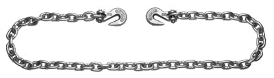 Binder Chain, Clevis Hook, 3/8-In. x 20-Ft. (Pack of 3)