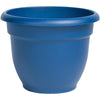 Bloem Ariana 6.8 in. H X 8.7 in. W Plastic Flower Pot Blue