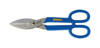 Irwin  12-3/4 in. Steel  Straight  Tinner Snips  20 Ga. 1 pk