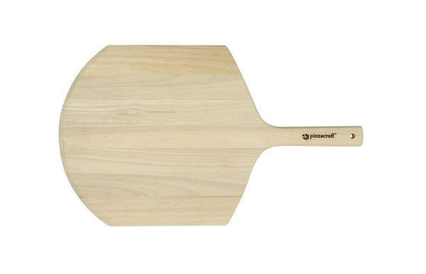 Pala para pizza de madera natural de 12 pulgadas de ancho x 20 pulgadas de largo de Pizzacraft