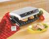 George Foreman George Tough Silver Plastic Nonstick Surface Grill and Panini Press 100 sq in