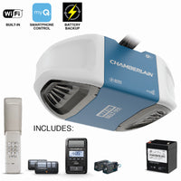 Chamberlain 1/4 HP Belt Drive WiFi Compatible Smart Garage Door Opener