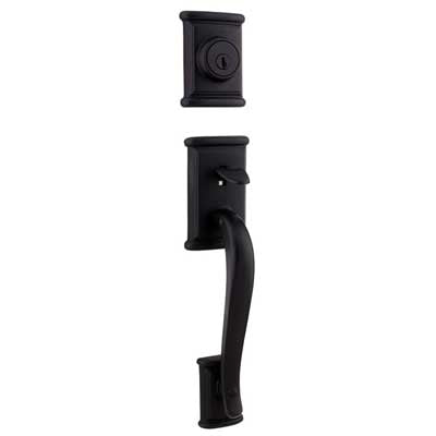 Juego de manijas Ashfield 800ADH LIP 514 SMT SCAL RCS - Negro mate
