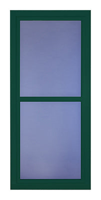 Easy Vent Selection Storm Door, Full-View Glass, Green, 36 x 81-In.