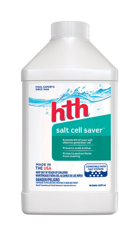 hth Cell Saver Liquid Salt Cell Saver 32 oz. (Pack of 6)